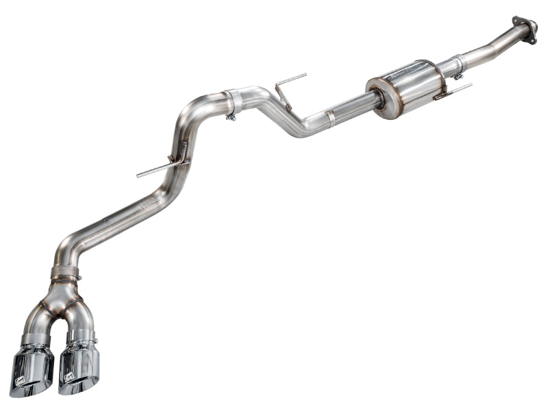AWE 21-25 Ford F150 Cat-Back Exhaust 4.5in Dual Side Exit Chrome Tips, performance car parts, DTX Performance exhaust system