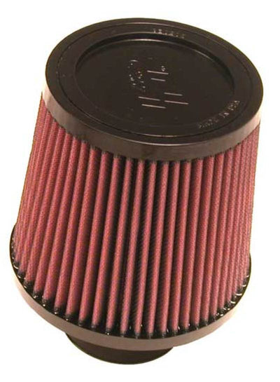 K&N Filter Universal Rubber Filter 2 3/4 inch Flange shown, ideal for performance upgrades, DTX Performance high performance auto parts.