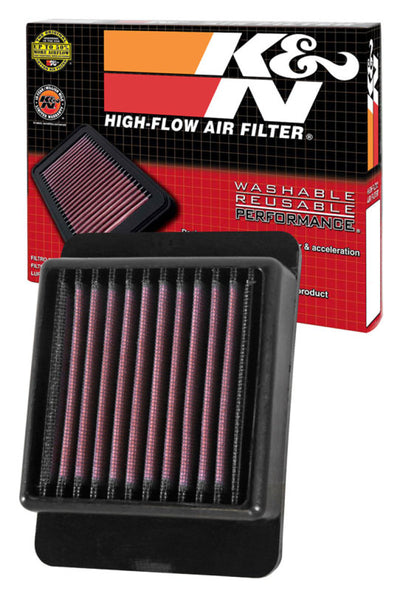 K&N 15-17 Yamaha YZF R3 321 Replacement Drop In Air Filter for engine performance, DTX Performance