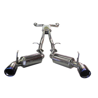 Injen 03-08 350Z Dual 60mm SS Cat-Back Exhaust w/ Built In Resonated X-Pipe, performance car parts, DTX Performance
