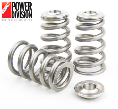 GSC P-D Toyota 2JZ-GTE Single Conical Valve Spring and Ti Retainer Kit performance car parts by DTX Performance.