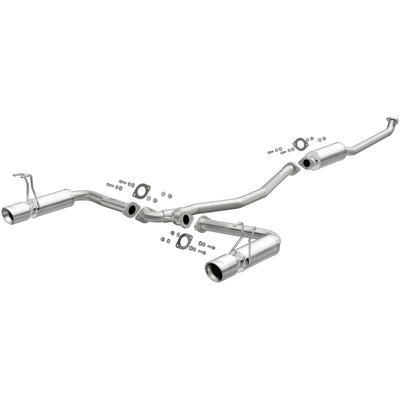MagnaFlow 2016+ Honda Civic L4 1.5L Street Series Cat-Back Exhaust w/ Polished Tips, performance car parts, DTX Performance.