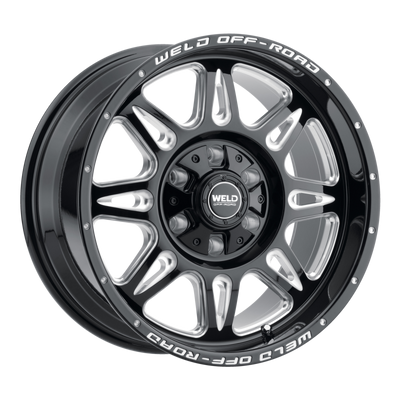 Weld Cheyenne 22x14 / 6x135 / 4.75 BS / 106.1 HB - Gloss Black Milled - Non-BL Wheel