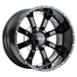 Weld Granada 8 20x10 / 8x180 / 4.75 BS / 124.3 HB - Gloss Black Milled - Non-BL Wheel