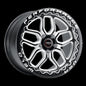 Weld Laguna Drag Beadlock 15x10 5x114.3 ET50 BS 7.50 Gloss Black MIL DIA 78.1