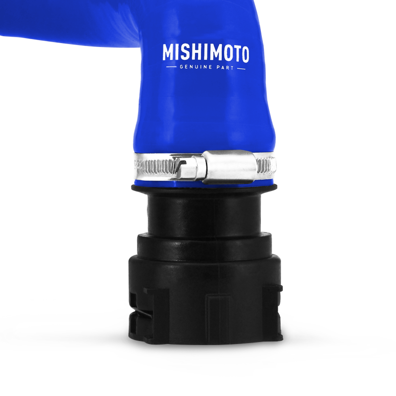 Mishimoto 99-06 BMW E46 Non-M Blue Silicone Hose Kit for performance car tuning at DTX Performance, a veteran owned shop.