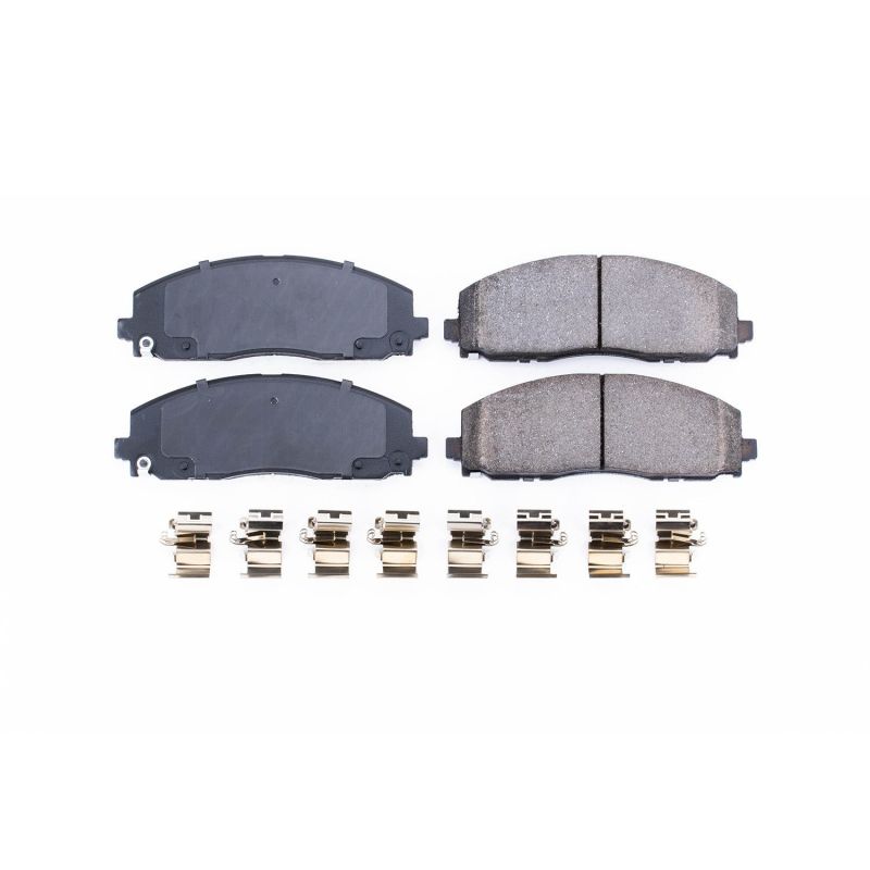 Power Stop 17-19 Chrysler Pacifica Front Z17 Evolution Ceramic Brake Pads w/Hardware - DTX Performance