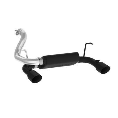 MBRP 2018+ Jeep Wrangler (JL) 3.6L V6 Dual Rear Exit Axle Back BLK Exhaust System, performance car parts