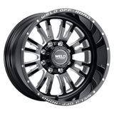 Weld Slingblade 20x9 / 8x170 BP / 0 Offset / 5 BS / 125.1 Bore Gloss Black Milled Wheel