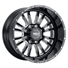 Load image into Gallery viewer, Weld Slingblade 20x9 / 8x180 BP / 0 Offset / 5 BS / 124.3 Bore Gloss Black Milled Wheel