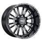 Weld Slingblade 20x9 / 8x180 BP / 0 Offset / 5 BS / 124.3 Bore Gloss Black Milled Wheel