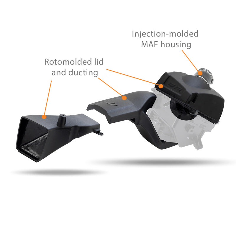 Mishimoto 2023+ Toyota GR Corolla Performance Intake, performance car parts for improved turbocharged engine power and efficiency.