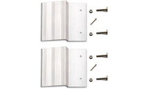 Load image into Gallery viewer, Lund Universal Ramp Kit For 2X8in To 2X10in Planks 9X7.5X2.25in - Silver components with installation screws for performance upgrades