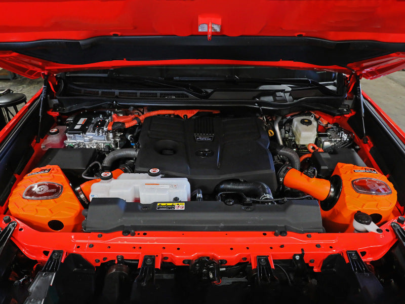 aFe 2022 Toyota Tundra V6-3.5L (tt) Momentum GT Cold Air Intake System w/ Pro 5R Filter - Orange, performance car parts
