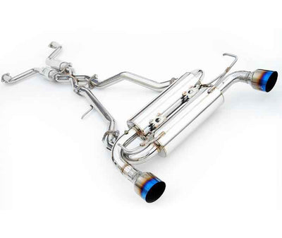 Invidia 02-08 Nissan 350z Gemini Rolled Stainless Steel Tip Cat-back Exhaust from DTX Performance