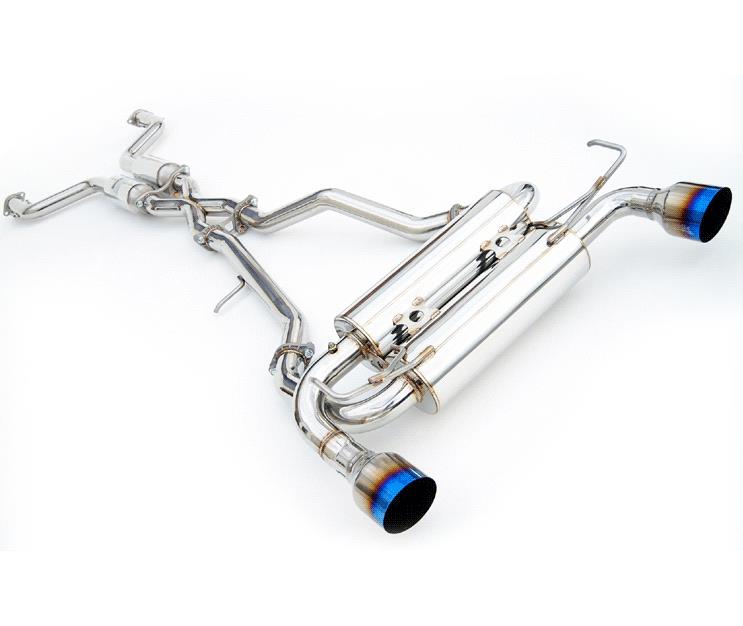 Invidia 09+ 370Z Gemini Rolled Titanium Tip Cat-back Exhaust for performance upgrades