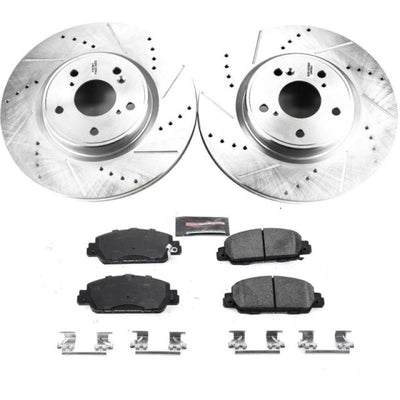 Power Stop 18-19 Honda Accord Front Z23 Evolution Sport Brake Kit with performance car parts from veteran owned DTX Performance.