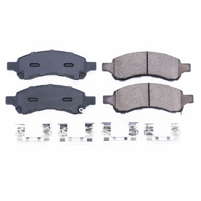 Power Stop 08-17 Buick Enclave Front Z17 Evolution Ceramic Brake Pads w/Hardware - DTX Performance