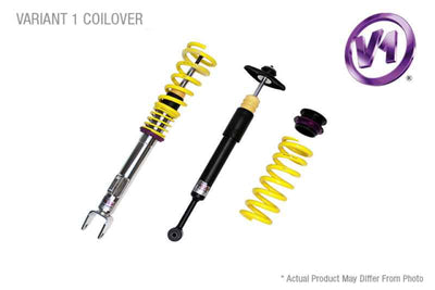 KW Coilover Kit V1 2014 BMW 328i xDrive Sedan, high performance suspension kit by DTX Performance for superior car tuning.