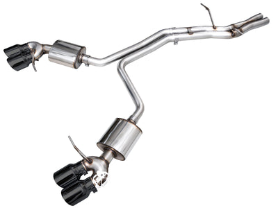 AWE Tuning 19-21 Porsche Macan 3.0T/2.9TT Touring Edition Catback Exhaust w/ Diamond Black Tips, high performance exhaust system