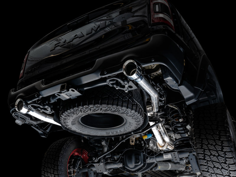 AWE Tuning 2021 RAM 1500 TRX 0FG Cat-Back Exhaust - Chrome Silver Tips - DTX Performance