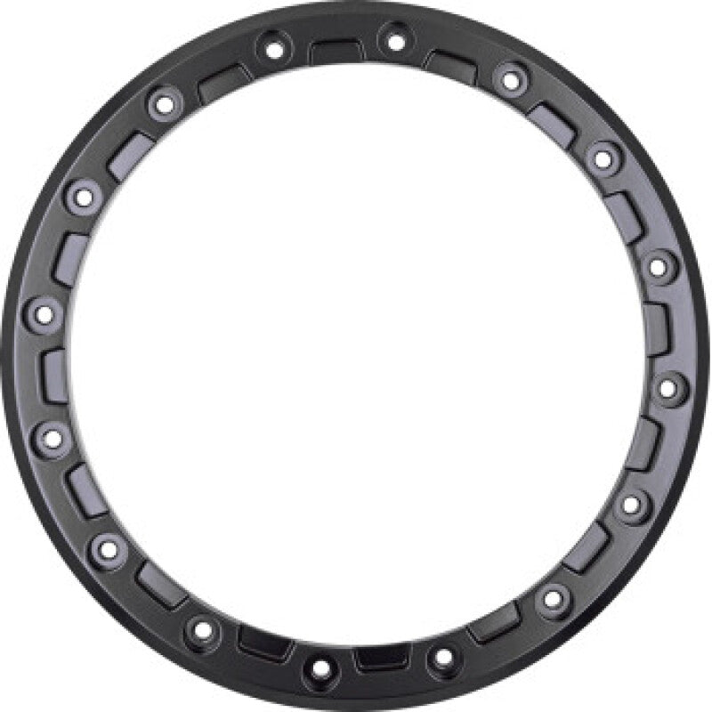 Raceline Beadlock Ring - Podium -15in - 16 Hole - 10mm - Black, performance car tuning ring by DTX Performance.