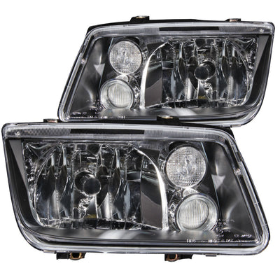 ANZO 1999-2005 Volkswagen Jetta Crystal Headlights Black w/o Bulbs - Performance Car Parts, DTX Performance, Tuning Upgrades