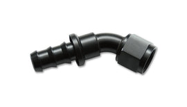 Vibrant -4AN Push-On 45 Deg Hose End Fitting - Aluminum for performance car parts by DTX Performance