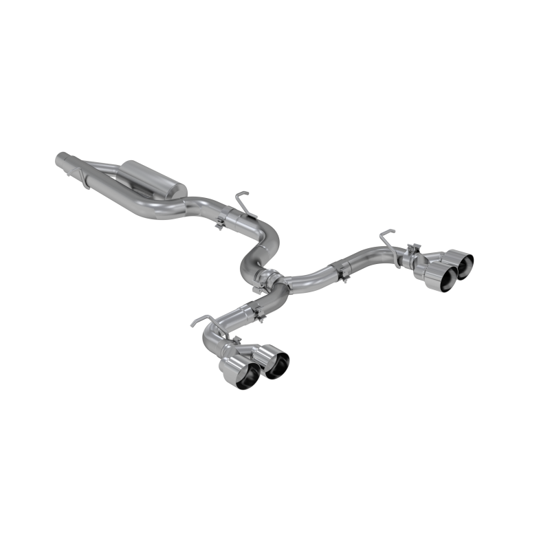 MBRP 15-19 VW Golf R 3in Cat Back Exhaust Pro Series T304, performance car part, DTX Performance, high performance exhaust