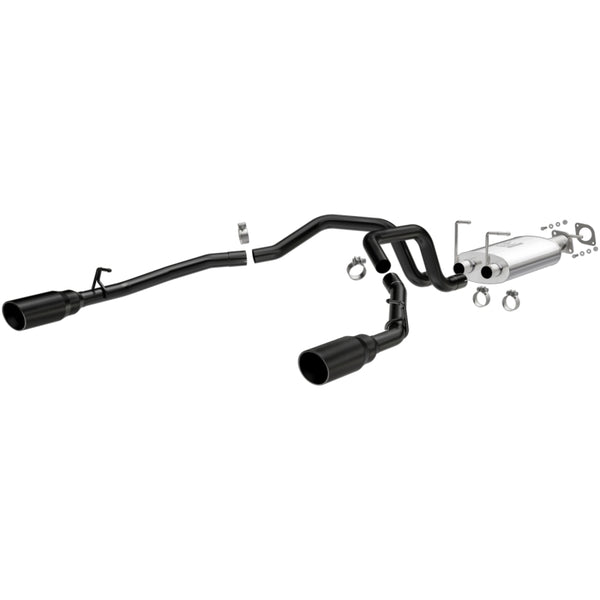 MagnaFlow 2019 Ram 1500 V8 5.7L (Excl. Tradesman) Black Coated 3in 409SS Cat-Back Exhaust System from DTX Performance