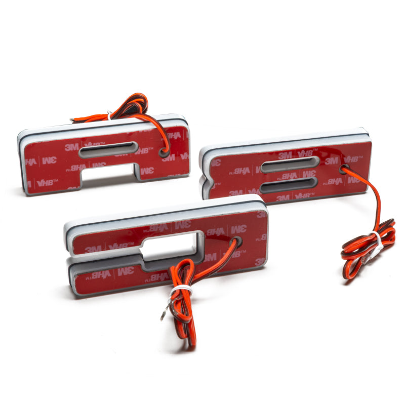 ORACLE Lighting Universal Illuminated LED Letter Badges - Matte Wht Surface Finish - C for performance car upgrades