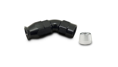 Vibrant -10AN 45 Degree Hose End Fitting for PTFE Lined Hose, high performance auto parts for DTX Performance and racing upgrades.