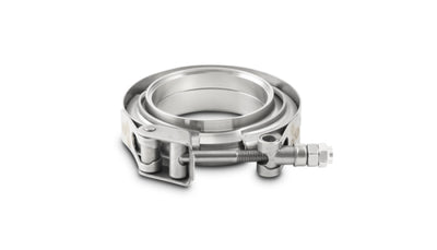 Vibrant T304 SS V-Band Flange Assembly for 2.25in O.D. Tubing incl 2 V-Band flanges & 1 V-Band Clamp, performance car parts