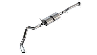 Borla 20-22 Chevrolet/GMC Silverado/Sierra 6.6L T-304 SS Cat-Back S-Type Exhaust - Brushed for performance upgrades