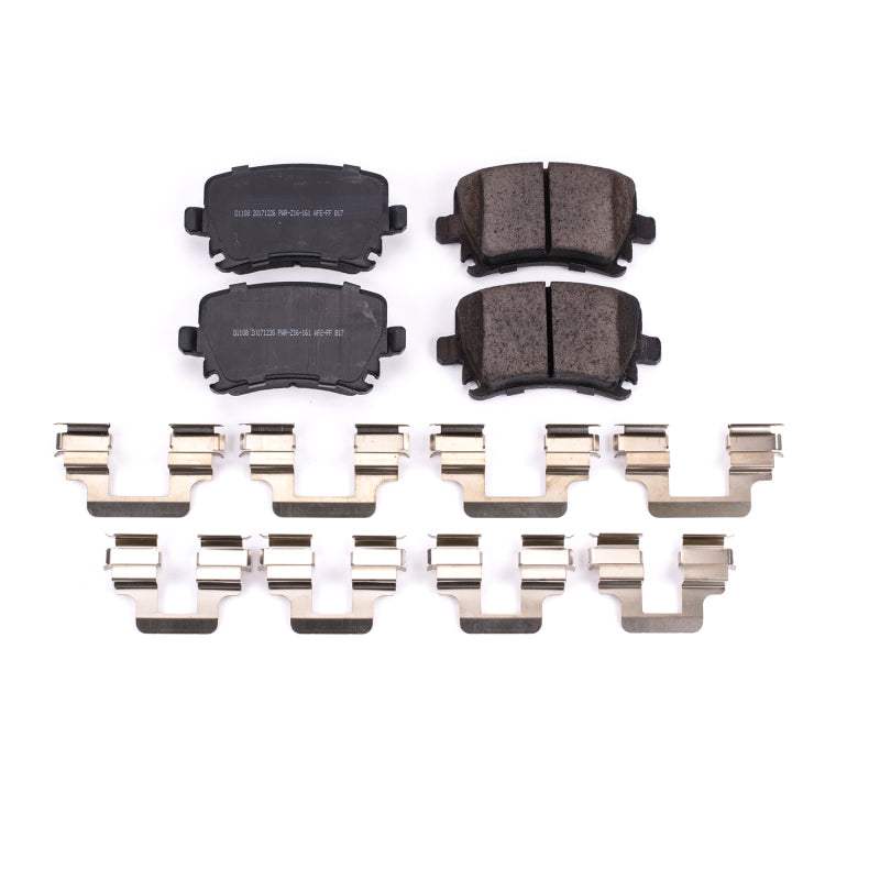 Power Stop 06-09 Audi A3 Rear Z17 Evolution Ceramic Brake Pads w/Hardware - DTX Performance