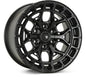 Vossen HFX-1 18x9 - 8x180 - ET0 - Deep Face - 124.3 - Satin Black Wheel