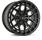 Vossen HFX-1 18x9 - 8x180 - ET18 - Deep Face - 124.3 - Satin Black Wheel