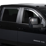 Putco 14-18 Chevy Silverado LD - 4 Door - Crew Cab Element Chrome Window Visors