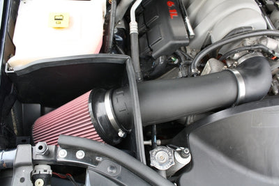 JLT 06-10 Jeep Grand Cherokee SRT8 Black Textured Cold Air Intake Kit w/Red Filter, performance car parts by DTX Performance