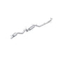 MBRP 24-26 Toyota Land Cruiser 2.4L 3in Cat-Back Single Rear High-Clearance Turn Down - T304