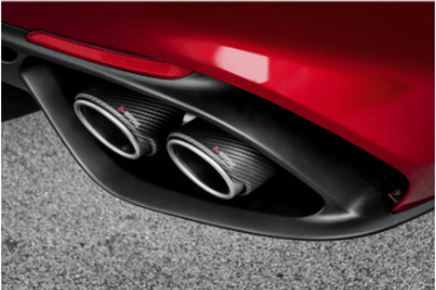 Akrapovic 17-19 Alfa Romeo Giulia Quadrifoglio Evolution Line Cat Back (Titanium) exhaust for performance car parts