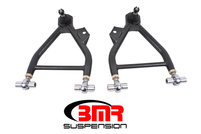 BMR 94-04 Mustang Lower A-Arm (Coilover Only) w/ Adj. Rod End and STD. Ball Joint - Black Hammertone - DTX Performance