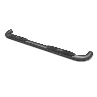 Lund 2019 Chevy Silverado 1500 Crew Cab 4in. Oval Curved Steel Nerf Bars - Black, high performance auto parts by DTX Performance