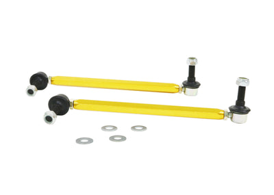 Whiteline 18-19 Kia Stinger Front Sway Bar Link Assembly Heavy Duty Adjustable Steel Ball, performance car parts, DTX Performance