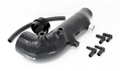 Torque Solution Turbo Inlet Hose Black: 02-07 Subaru WRX / 04-18 STI / 05-09 Legacy GT / 04-13 FTX, performance car parts