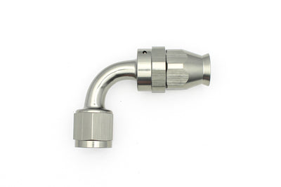 DeatschWerks 8AN Female Swivel 90-Degree Hose End PTFE fitting for performance car upgrades