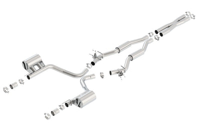 Borla 2015 Dodge Challenger SRT/392 Hemi 6.4L V8 S-TYPE Catback Exhaust w/ Valves Factory Bezel, performance car parts