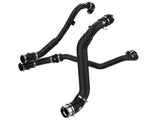 aFe BladeRunner Aluminum Hot and Cold Charge Pipe Kit Black Ford F-150 24-26 V6-2.7L (tt)