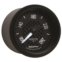 Load image into Gallery viewer, Autometer GT Series 52mm Full Sweep Electronic 100-260 Deg F Water Temperature Gauge - DTX Performance high performance car part.