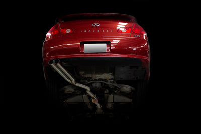 ISR Performance EP (Straight Pipes) Dual Tip Exhaust - 05-06 Infiniti G35 Sedan, performance car parts, high performance auto parts